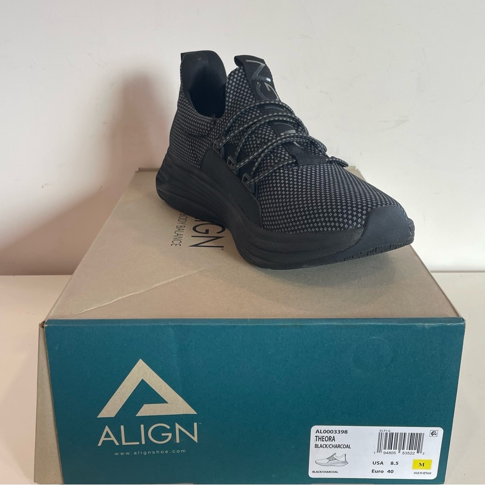 Align Theora Comfort Slip Resistant Orthotic Insole Black/Charcoal Women's‎ 8.5